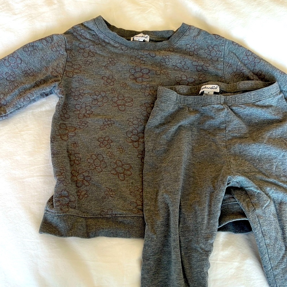 Splendid Toddler top and leggings set